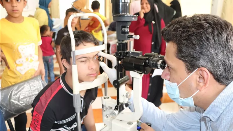 الاولمبياد الخاص المصري يجري الكشف الطبي علي اللاعبين بالجيزة