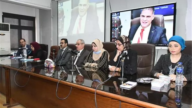 تجارة القناة تنظم حفل تأبين لعميدها السابق الدكتور هانى السعيد ..صور