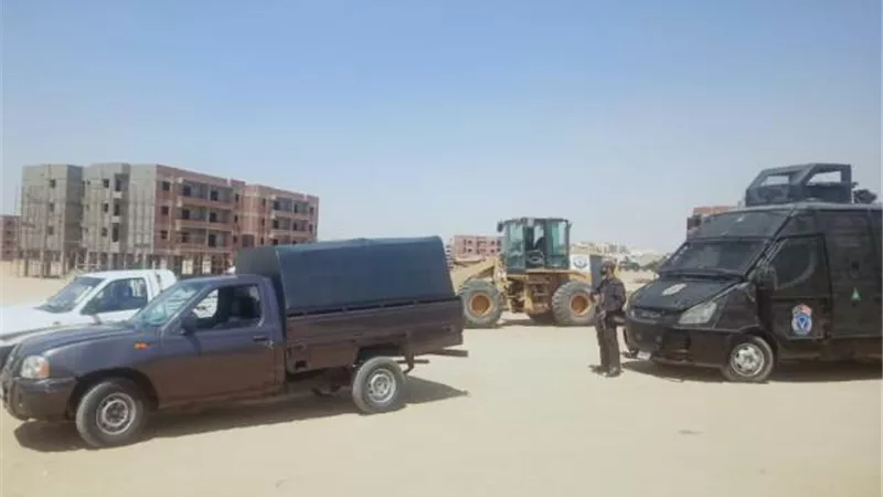 جهاز الشروق يسترد 68 فدان 