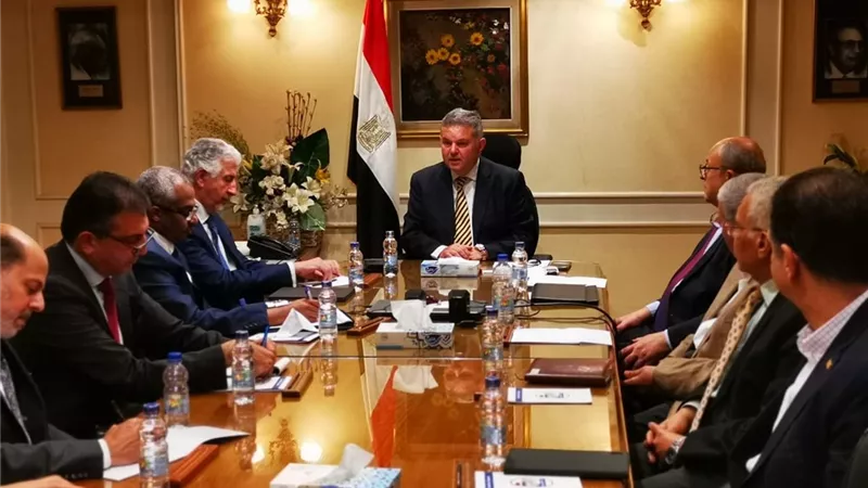 وزير قطاع الأعمال يبحث مع رئيس المؤسسة الدولية الإسلامية فرص التعاون