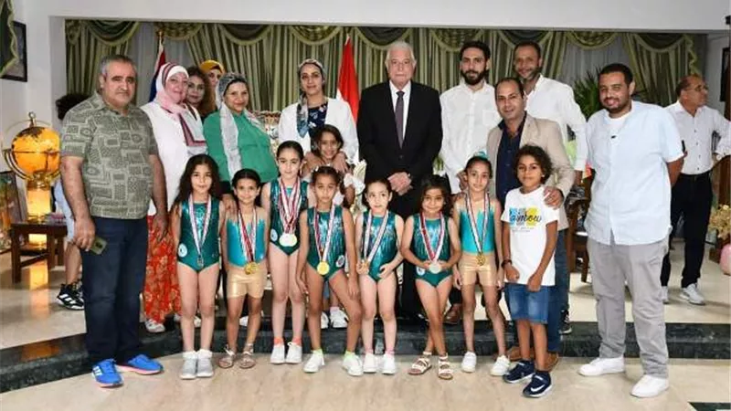 فراشات جنوب سيناء يحصدون الميداليات الذهبية والفضية ببطولة الجمهورية للجمباز الفنى تحت 7 سنوات
