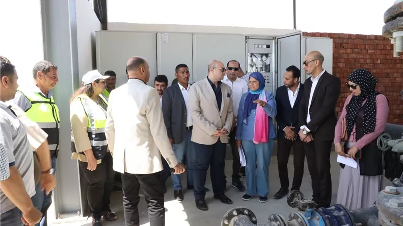 محافظ بني سويف يتفقد الغابة الشجرية ببياض