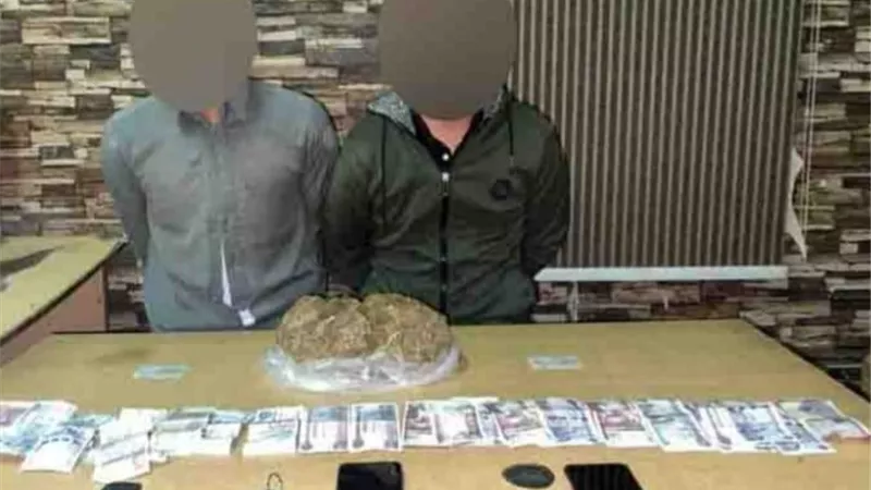 سقوط عاطلين بحوزتهما كيلو ونصف بانجو بالشروق