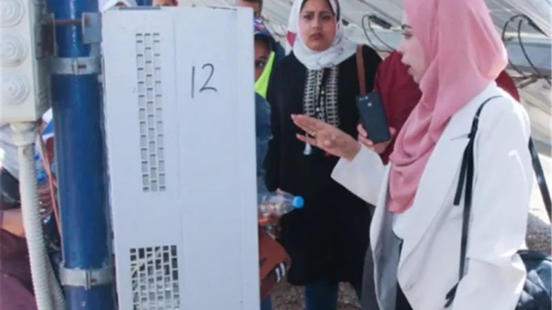 القابضة للمياه: زيارة ميدانية لمحطة الطاقة الشمسية بصرف الإسكندرية