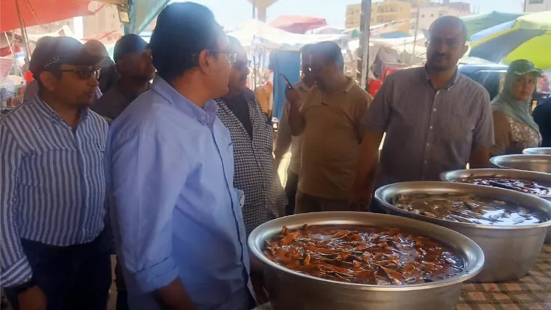 حملة على الأسواق بمدينة النوبارية الجديدة ... صور
