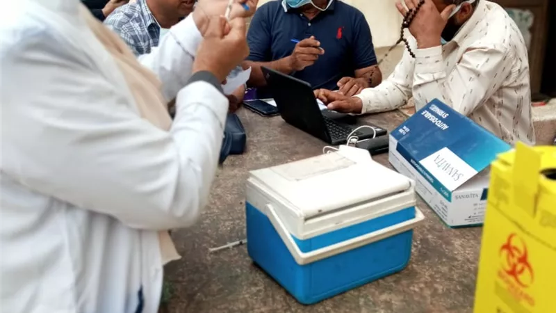 فريق إشرافي من وزارة الصحة يتابع أعمال حملة 
