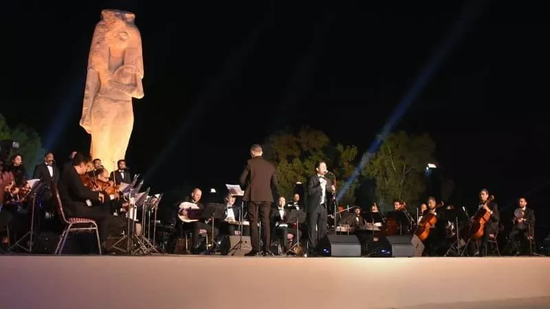 لليوم الثاني..منطقة آثار تل بسطا بالزقازيق تتلألأ بإستضافتها لمهرجان الموسيقي والغناء