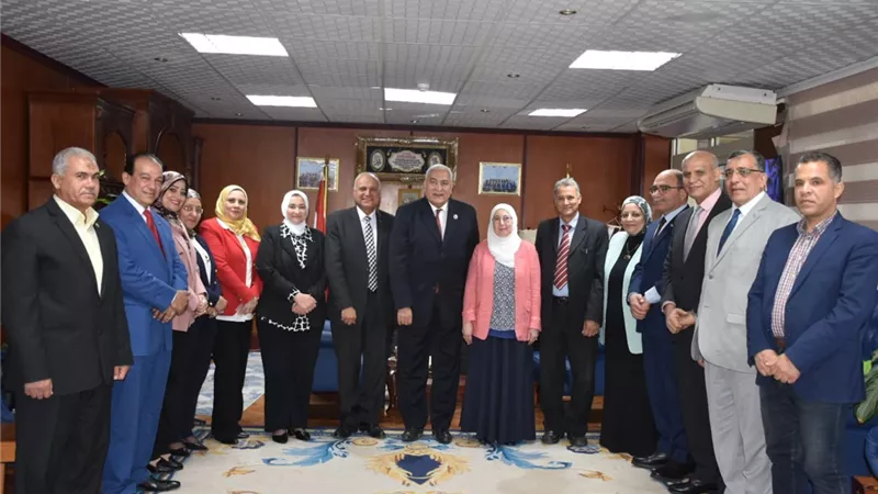 لقاء جامعات وسط الدلتا بمدينة السادات والتنسيق لتقديم الخدمات بالنطاق الجغرافي