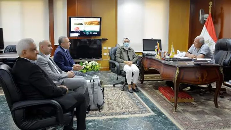 طرح مشروع تطوير منطقة ابوطرطور الصناعية خلال قمة المناخ cop 27 بشرم الشيخ