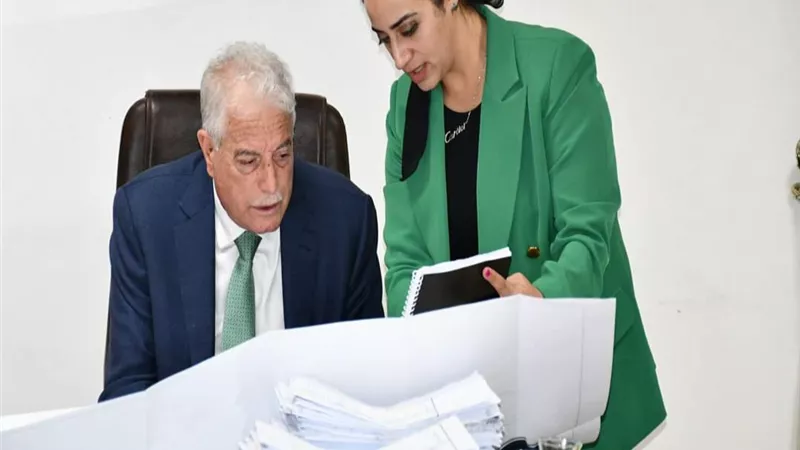 فودة يتابع الأعمال الجارية بمشروع مجلس مدينة شرم الشيخ الجديد الذكى ومشروع الحديقة المركزية وملحقاتها