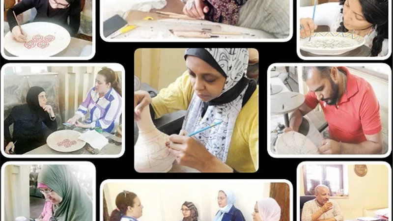 مركز الخزف والحرف التقليدية بالفسطاط.. يفتح أبوابه للطلاب خلال الصيف