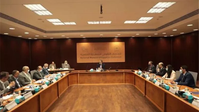 وزير السياحة والآثار يترأس اجتماع مجلس إدارة المتحف القومي للحضارة المصرية.