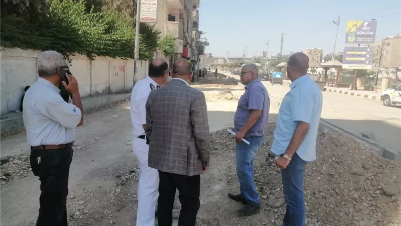 رئيس مدينة بركة السبع يستقبل مدير مرور المنوفية لتحديد المسارات بمنطقة الكورنيش