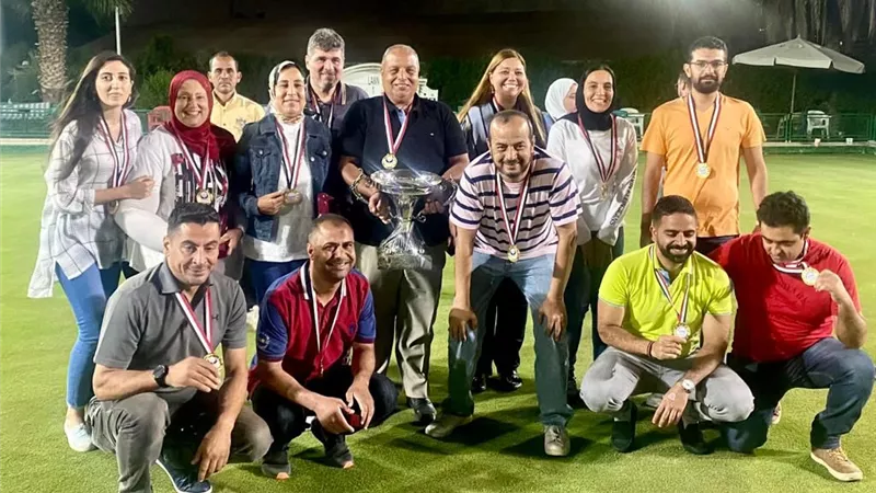 كروكيه الزهور يتوج بلقب كأس مصر