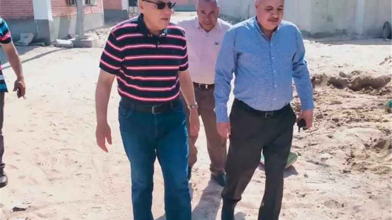 محافظ الشرقية يُتابع أعمال إنشاء محطة معالجة صرف صحي قصاصين الشرق