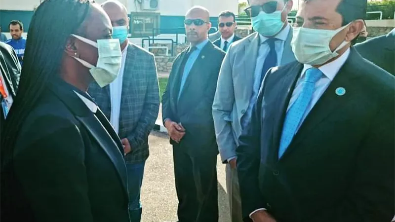 مبعوثة الاتحاد الأفريقي للشباب تُشيد بالمدينة الشبابية بشرم الشيخ