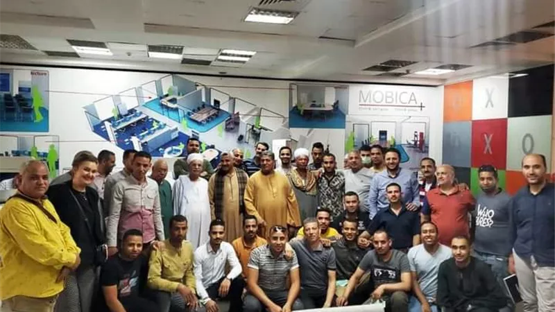 زيارات ميدانية لمصنعي الأثاث بسوهاج لعدد من أماكن تصنيع وبيع الأثاث بالقاهرة
