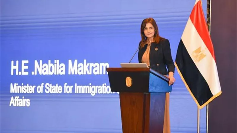 نبيلة مكرم: مصر تمتلك ثروة بشرية لا تقدر بمال في الداخل والخارج