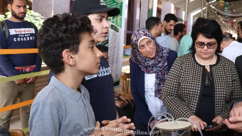 إبتكارات أطفال الاكاديميات والطلاب تجذب أنظار العلماء والزائرين بالمعرض السنوى لكلية الهندسة الإلكترونية بمنوف