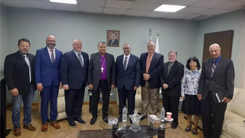 رئيس الطائفة الإنجيلية يستقبل وفد الكنيسة المعمدانية