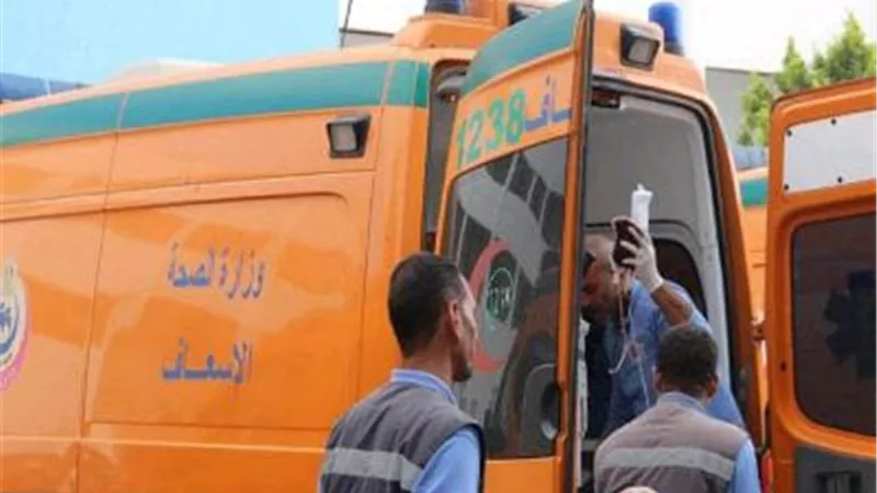 اصابة 13 طالب في حادث تصادم بكفر الشيخ