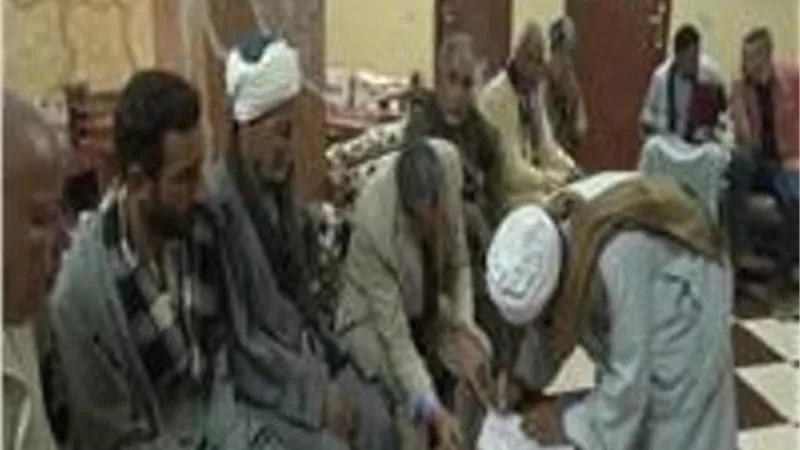 إنهاء أكبر خصومة ثأرية بين العرب والهوارة بنجع حمادي