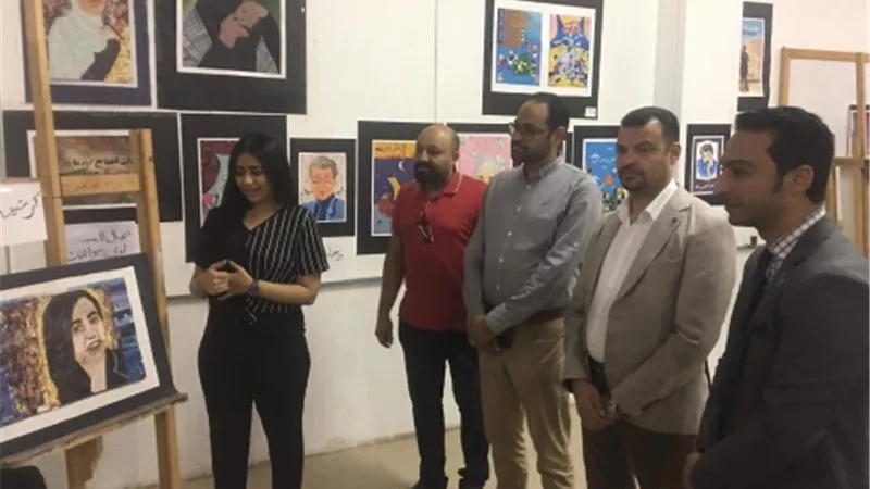 افتتاح المعرض التشكيلي لطلاب الجرافيك بكلية الفنون الجميلة بجامعة الأقصر