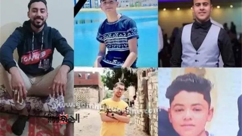 أول صور لضحايا حادث تفحم 7 جثث بطريق الإسماعيلية السويس