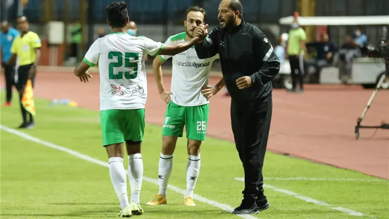 معين الشعبان يعلن تشكيل المصرى لمواجهة البنك الأهلى فى الدورى