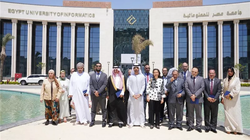جامعة مصر للمعلوماتية تستقبل وفوداً دبلوماسية لـ 20 دولة عربية وأفريقية لتعزيز التعاون العلمي