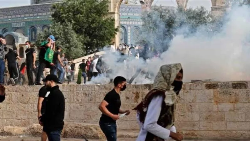 إصابة 28 مواطنا فلسطينيا خلال مواجهات مع الاحتلال في نابلس