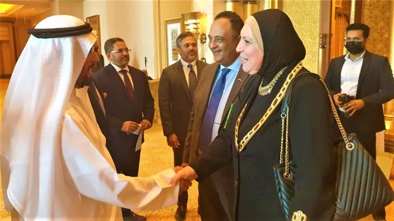 نفين جامع: 3،6 مليار دولار حجم التبادل التجارى بين مصر والإمارات