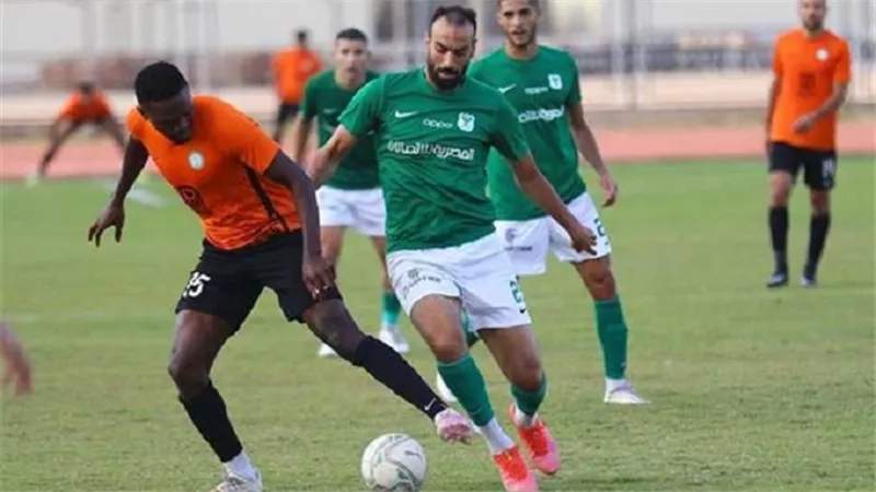 البنك الأهلى يُنهى الشوط الأول بهدف فى شباك المصرى.. شاهد