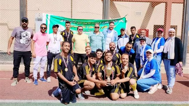 المصري القاهري يتوج ببطولة كأس مصر للكرة السباعية