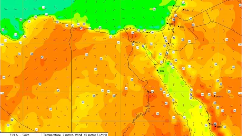 الارصاد : استمرار الأجواء شديدة الحرارة