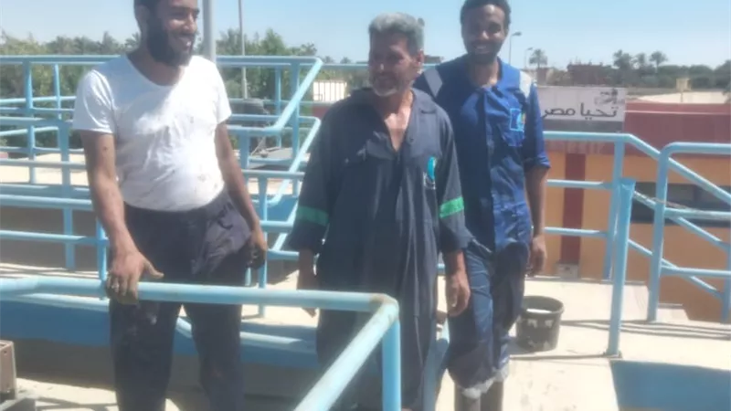 تركيب أجهزة قياس التصرف بمحافظات القناة لتقليل الفاقد المائي ..صور