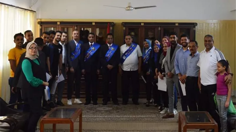 تنصيب اتحاد طلاب كلية الحقوق بجامعة جنوب الوادى