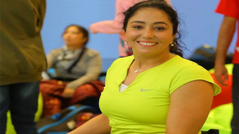 لاعبة المنتخب شيماء سامى تتوج ببرونزية الريشة الطائرة لذوى الإعاقة