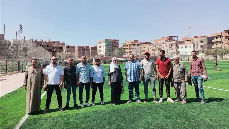 بعد انتهاء الاحلال والتجديد.. تسليم الملعب القانونى بمركز شبين القناطر