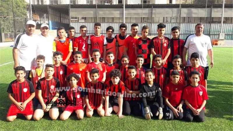 300 ناشئ بمدرسة الكرة بنادي جمهورية شبين
