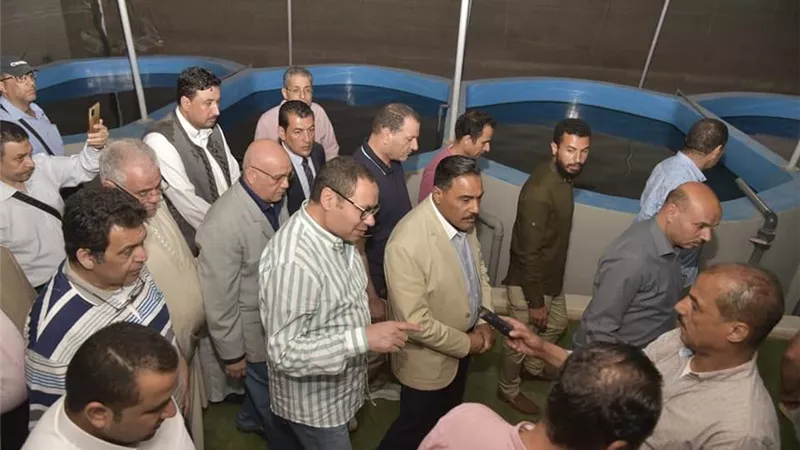 وفد زراعة البرلمان يزور مشروع مستقبل مصر للإنتاج الزراعى