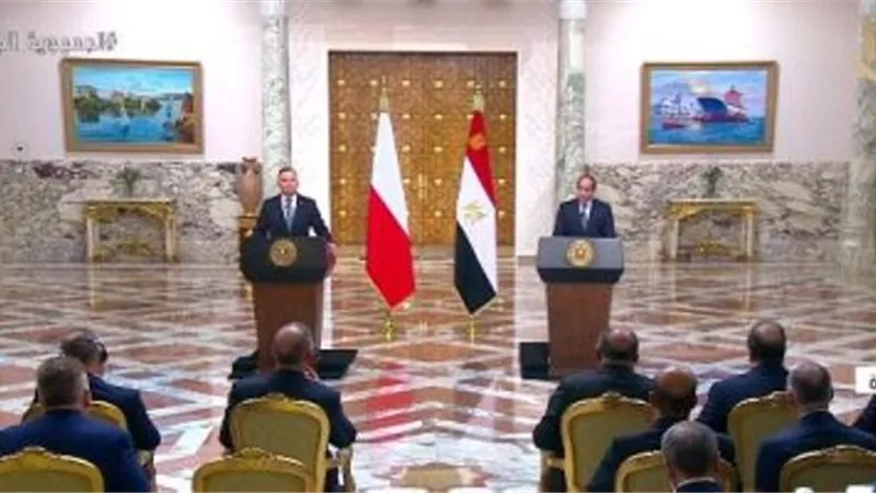الرئيس البولندى: الاقتصاد المصرى اظهر صلابة تجاه التحديات والازمات العالمية المختلفة