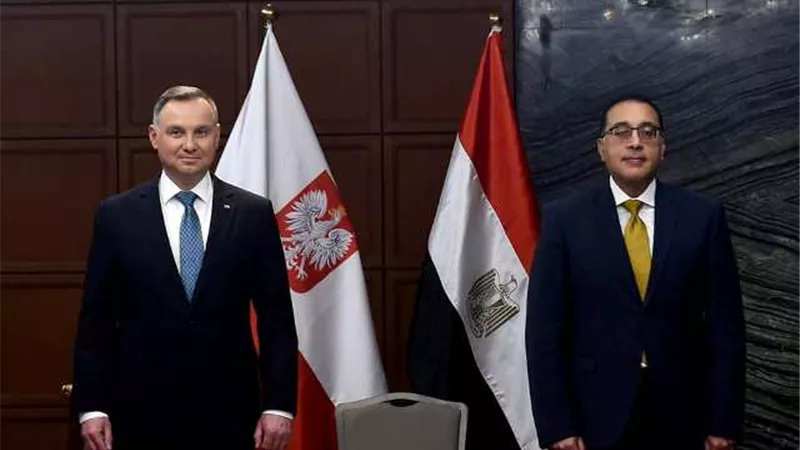 بالصور.. الرئيس البولندي يلتقي رئيس الوزراء على هامش فعاليات المنتدى الاقتصادي المصري - البولندي