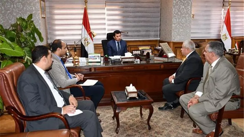وزير الشباب يوجه بالتوسع في تنفيذ الفعاليات والأنشطة الخاصة بالكروكيه