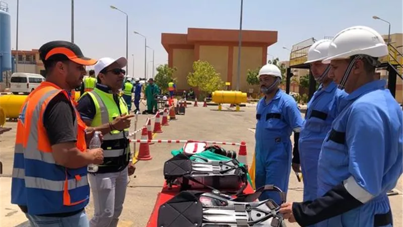شركات مياه الوجه البحري تتسابق في السلامة والصحة المهنية بالإسماعيلية..صور