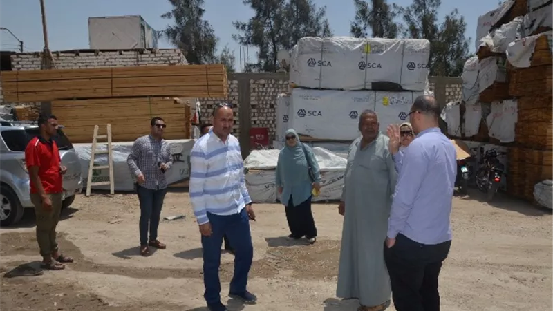 ضبط مخالفات بيئية وصحية في حملة بالتعاون مع القوى العاملة ببنى سويف