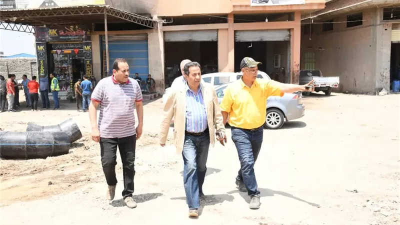 رئيس مياه دمياط يتابع نسب التنفيذ بمشروعات المبادرة الرئاسية 