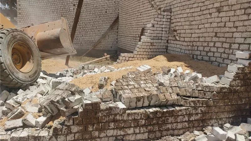 محافظة المنيا: تواصل جهود الوحدات المحلية فى ازالة التعديات والبناء المخالف