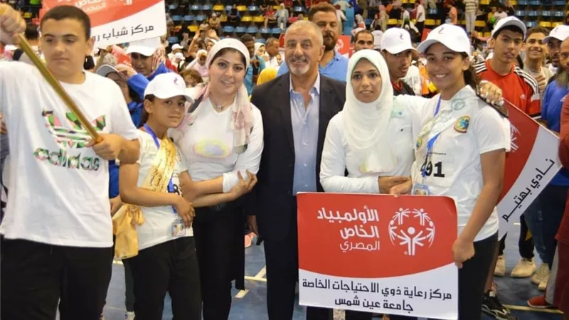 3 ميداليات ذهبية لمركز رعاية ذوي الاحتياجات الخاصة بجامعة عين شمس فى الأولمبياد الخاص