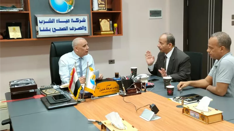 توصيل مياه الشرب والصرف الصحي لـ ٤٥ مدرسة بمحافظة قنا